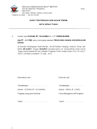Contoh surat perintah tugas dari perusahaan. Nota Serah Tugas Yong