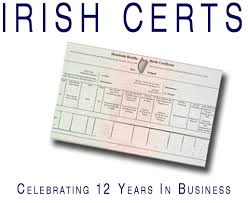 Professional certificate maker free online app and. Order Irish Birth Certificates Online Irish Certs Birth Certs Ireland