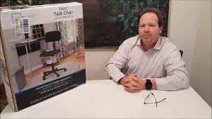 Mainstays vinyl and mesh task office chair, multiple colors black. Mainstays Task Chair Youtube