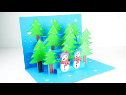 Our animation maker offers you a large selection of tools to create animated greeting cards for any occasion without spending much time and effort. 3d Christmas Pop Up Card How To Make A 3d Pop Up Christmas Greeting Card Diy Tutorial Litetube