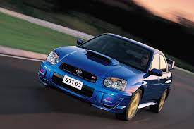 2004 Wrx Sti Suburu Impreza J Adore Ce Vieille Voiture Bleue Subaru Cars Subaru Wrx