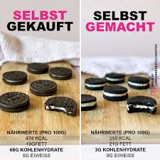 Bei fertigsalaten in der plastikbox finden sich meist. Diy Oreo Cookies Low Carb Zuckerfrei Low Carb Kostlichkeiten