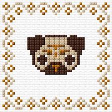 This pdf/jpegs counted cross stitch pattern available for instant download. Ann Logan 10 Free Patterns Online Dog 4202