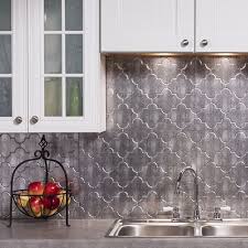 What are some popular color choices within vinyl tile backsplashes? Home Garden Flooring Tiles Kitchen Backsplash Decorative Vinyl Panel Wall Tiles Bathroom Metal Tin Silver