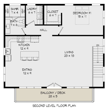 1 bedroom house plans work well for a starter home, vacation cottages to make a small house design feel bigger, choose a floor plan with porches. House Plan 940 00193 Modern Plan 1 200 Square Feet 1 Bedroom 1 5 Bathrooms In 2021 Modern Style House Plans House Plans Carriage House Plans