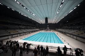 The sport's international federation fina was formed during the london 1908 olympic games, when a pool was used for the first time in olympic competition and rules were standardised. World Class Tokyo Aquatics Centre And Ariake Arena Unveiled Ahead Of 2020 Olympics The Japan Times