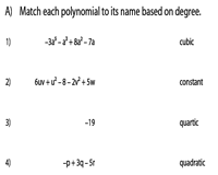 Classifying Polynomials Worksheets Identify The Types Of