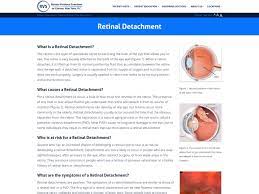 Retinal detachment, or a detached retina, is a serious eye condition. Retinal Detachment Retina Vitreous Surgeons Of Cny