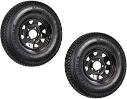 Check spelling or type a new query. Amazon Com 2 Pk Trailer Tire On Rim Radial St175 80r13 175 80 Lrc 5 4 5 Black Spoke Wheel Automotive