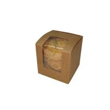 For kraft display boxes, perforation on kraft boxes is the best technique ever. Kraft Paper Square Three Stand Up Cookies Brown Window Box For Food Packaging Rs 5 Piece Id 21928464488