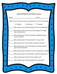Metal, plastic, wood, water etc. Word Reference Materials By Carolyn Cornelison I Love To Learn