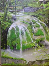 Aici este și locul de trecere prin țara noastră a paralelei 45. Romania Frumoasa Cascada Bigar Tablou De Sisu Vicentiu