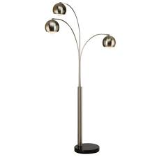 Trend Lighting Corp Triad 3 Light Arc Floor Lamp Floor Lamp Lamp Arc Floor Lamps