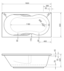 Der hornbach ratgeber für badewannen zeigt ihnen die passende wanne für ihr bad! Badewanne Mit Griffen 160 X 80 X 42 5 Cm Bad Design Heizung