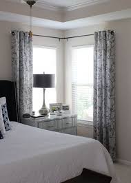 27 Decorating Ideas For Corner Window Ecstasycoffee Bedroom Furniture Placement Corner Curtains Window Treatments Bedroom
