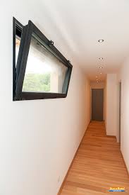 Couloir Lumineux Fenetres Alu Fenetres Aluminium Maison Bois