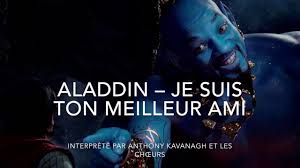 Passez commande au creux d' mon oreille, j' me coupe en quatre pour mes t' as déjà fait ta liste ? Aladdin 2019 Je Suis Ton Meilleur Ami Paroles Youtube