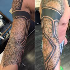 View more comments #10 trampoline tattoo where the stick man jumps when you bend your palm. Il Bado Dotwork Tattoo Made Of Dots Half Fresh Half Healed Facebook