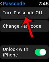 Enter the current passcode to complete the process. How To Turn Off The Passcode On The Apple Watch Solve Your Tech