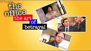 The Art Of Betrayal The Office Us Office Bloopers Betrayal Office Fire Drill