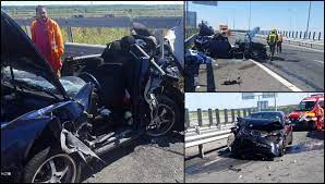 Din primele verificări a reieșit că … Imagini De GroazÄƒ Pe Autostrada NÄƒdlac Arad DupÄƒ Accidentul Cu 7 RÄƒniÈ›i Foto