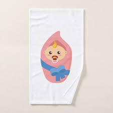 Free standard shipping with $35 orders. Newborn Baby Clipart Hand Towel Baby Bath Towel Baby Bath Custom Towel