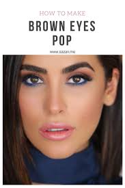 How To Make Brown Eyes Pop Blue Eyeliner Makeup Tutorial Sazan Hendrix Www Sazan Me Https Blue Eyeliner Makeup Makeup Tutorial Eyeliner No Eyeliner Makeup