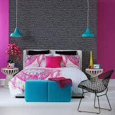 Wandfarbe Grau Mit Lila Vorhangen Bettdesign Bettwasche Bunt Lila Blau La Wandfarbe Grau Mit Lila Bedroom Decor Design Home Decor Elegant Living Room Design