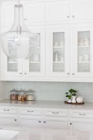 White Dishes And Clear Glassware Work Well Behind The Ribbed Glass Panels In In 2020 Upper Kitchen Cabinets Glass Upper Kitchen Cabinets Glass Fronted Kitchen Cabinets