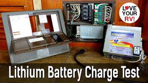 You can plug the charger into a standard 120v outlet and it will rapidly recharge your battery. Lithium Rv Battery Charge Test Can You Use A Lead Acid Converter Charger Youtube