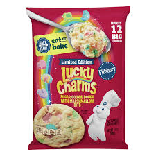 Our family favorite recipe is safe to eat raw, includes no artificial flavors, preservatives or colors and no high fructose corn syrup. Save On Pillsbury Ready To Bake Sugar Cookie Dough Lucky Charms 12 Ct Order Online Delivery Giant