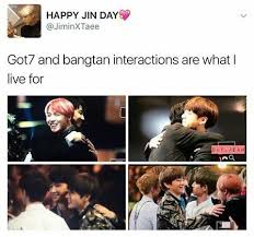 Any Time My Fav Groups Interact Got7 Kpop Memes Bts Funny