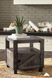 Chaseburg Light Brown Square End Table Open The Door To Modern Farmhouse Style With The Chaseburg Farmhouse End Tables Side Table Wood Modern Farmhouse Table