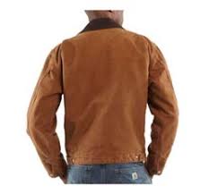 Carhartt blanket lined sandstone detroit usa jacket sz l. Amazon Com Carhartt Men S Big Tall Blanket Lined Sandstone Detroit Jacket J97 Clothing