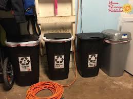 Recycle Bins Made From Garbage Cans For Sorting Different Types Of Recyclables Featured On Home Storage Solutions 101 Attic Rooms Attic Remodel Attic Storage