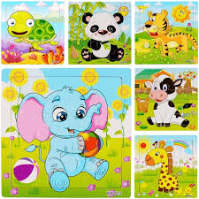 Enjoy the best free online jigsaw, with a new puzzle every day. 6pack Wooden Jigsaw Puzzles Age 25 Animals Preschool For Toddler Children Learning Educational Toys Planet