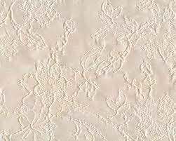 Jacquard-Stoff Seiden-Brokat, Rosen, Cremegold