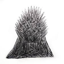 Inktober Day 6 Sword Today S Prompt Was Sword Which Made Me Think Of The Ironthrone From Gameofthrones Book Page Art Art Inspiration Illustration Art