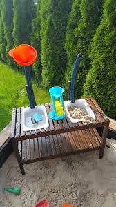 Wasser Sand Spieltisch Aus Ikea Molger Bank Ikea Molger Spieltisch Terrassentisch