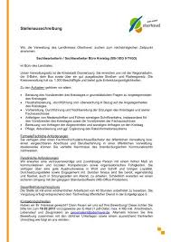 Sachbearbeiterin Sachbearbeiter Buro Kreistag Landkreis Oberhavel