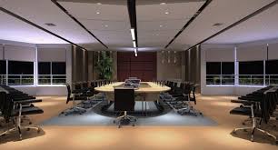 Wonderful And Comfortable Conference Table Design Ideas Office Workspace Outsmart Large Conference Room W Carpet Tiles Office Modern Office Design House Design