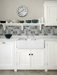 Patchwork Backsplash For Country Style Kitchen Ideas Homestead By Artistic Tile Country Kitchen Backsplash Country Kitchen Tiles Country Kitchen Designs