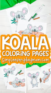 Creative cuties koala printable coloring page. Printable Koala Coloring Pages For Kids