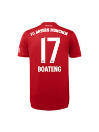 His jersey number is 17. Jerome Boateng Jersey Official Fc Bayern Online Store