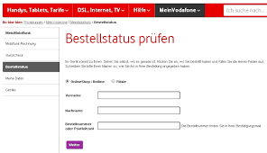 Kostenlose unitymedia kündigung muster vorlage (pdf + word) vorlage mit mit dem ausfüllbaren formular. Vodafone Bestellstatus Alle Infos