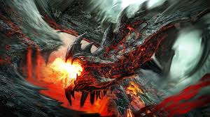 Fire Breathing Lava Dragon Fantasy Hd Wallpaper 1920x1080 Dragon Pictures Flame Art Fantasy Dragon