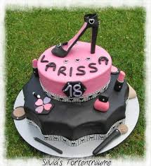 Silvia S Tortentraume Make Up Makeup Highheels High Heel Schminke Deko Fondant Lippenstift Nagellack Schwarz Rosa Zweis Kuchen Ideen Make Up Torte Motivtorten