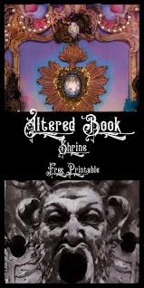 Altered Book Shrine Radiance Altered Books Alters Shrine