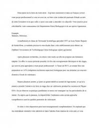 Une lettre de motivation doit décrire principalement vos objectifs personnels et les raisons qui vous ont incité à postuler. Exemple De Lettre De Motivation Pour Un Dut Genie Biologique Option Agronomie Lettre Type Emma Le Caer
