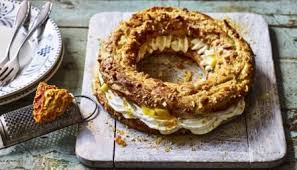 Paris Brest Wheels Recipe Recipe Recipes Biscotti Recipe Bbc Food